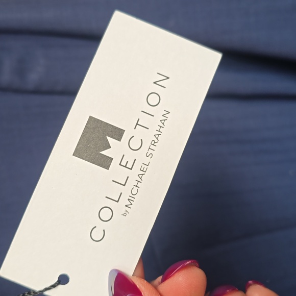 Michael Strahan Collection Blue Wool Blend Sport Coat Blazer 58S NWT - Picture 3 of 9